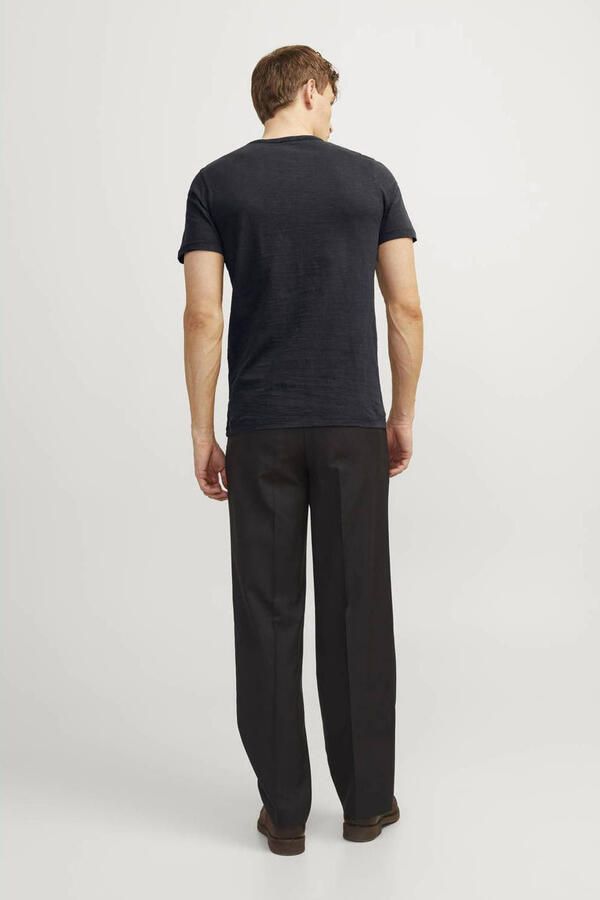 JACK & JONES ESSENTIALS T-shirt JJESPLIT van katoen zwart - Foto 3