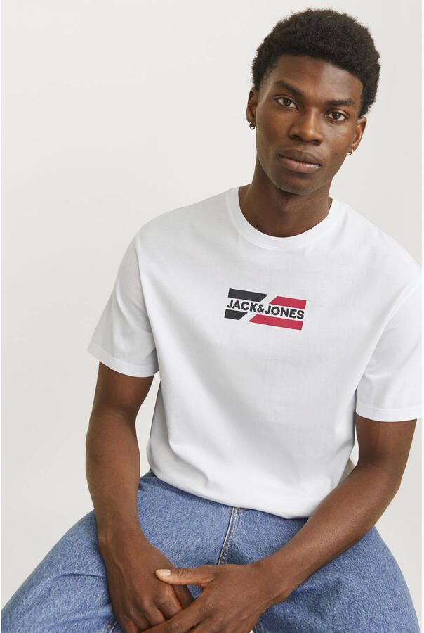 Jack & Jones Shirt met ronde hals JJECORP GRAPHIC TEE SS O-NECK NOOS