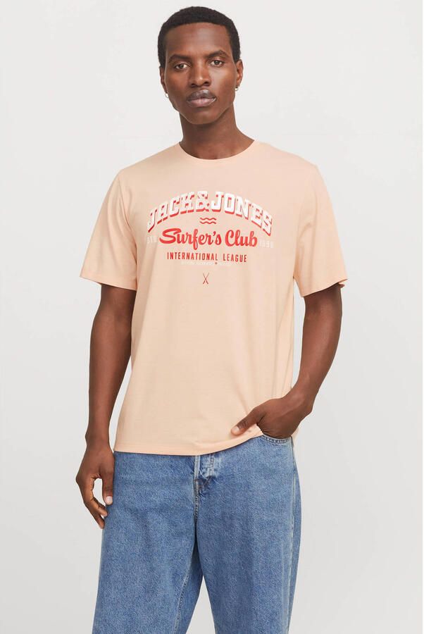 Jack & Jones Shirt met ronde hals JJELOGO TEE SS O-NECK 2 COL SS25 SN - Foto 2