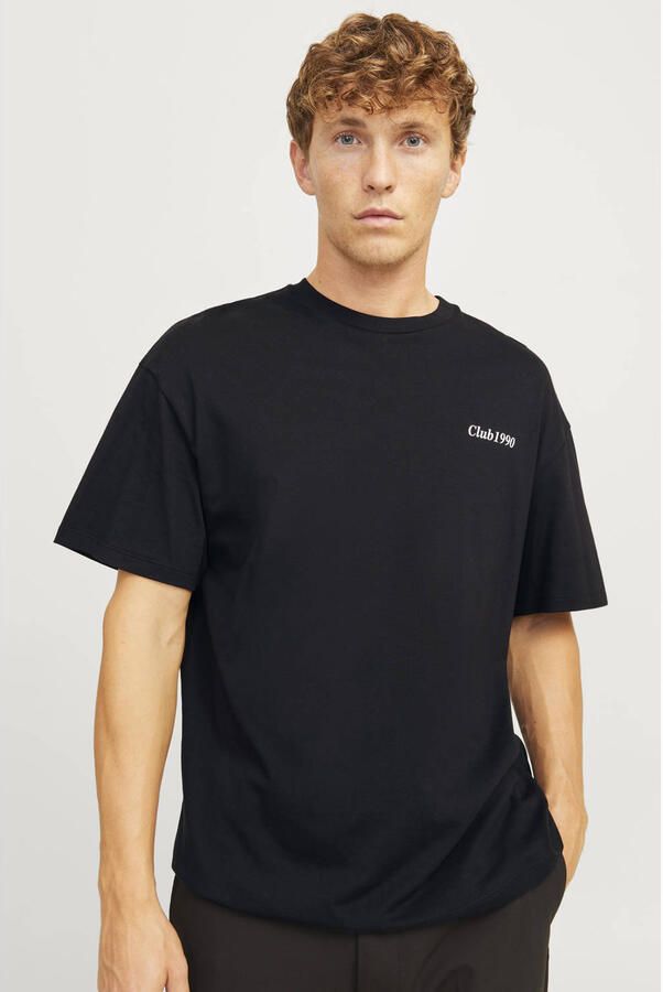 Jack & Jones Shirt met ronde hals JJEBRADLEY GRAPHIC TEE SS O-NECK NOOS