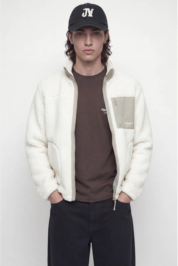 JACK & JONES ESSENTIALS teddy jas atmosphere