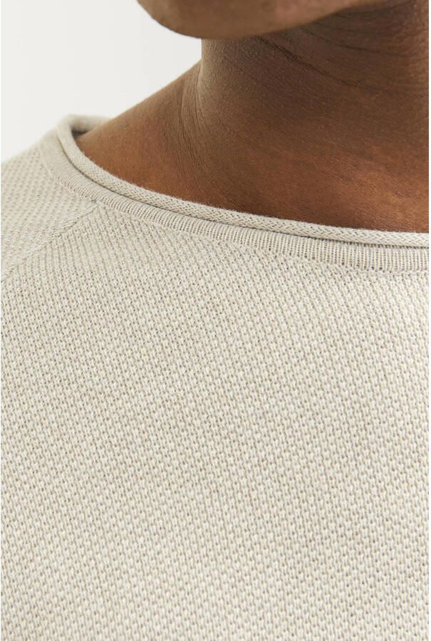 Jack & Jones Trui met ronde hals JJEHILL Effen trui met aangenaam draagcomfort - Foto 2