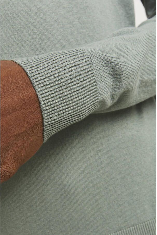 Jack & Jones Trui met polokraag JJEEMIL KNIT POLO HALF ZIP LS NOOS