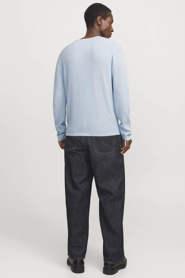 Jack & jones Gebreide pullover met geribde ronde hals model 'GEORGE' - Foto 3