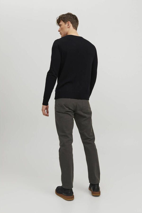 Jack & jones Jjeemil Gebreide Trui met Ronde Hals Black Heren - Foto 2