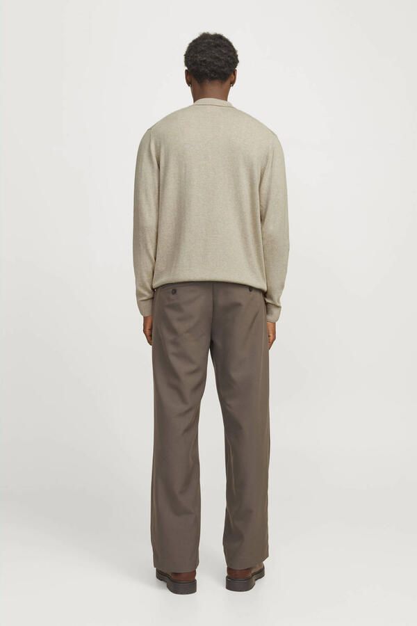 Jack & Jones Trui met polokraag JJEEMIL KNIT POLO HALF ZIP LS NOOS - Foto 2