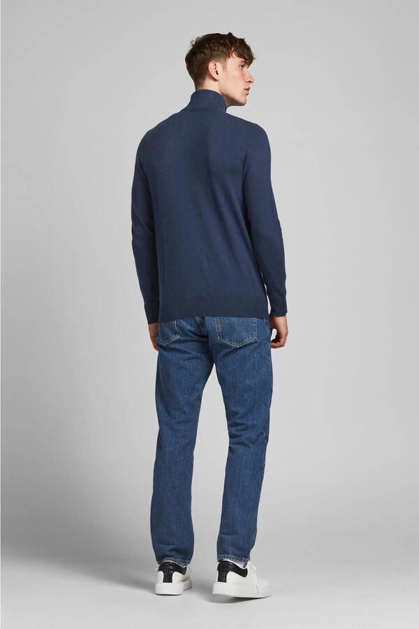 Jack & Jones Gebreide trui EMIL KNIT HALF ZIP met korte ritssluiting in troyer-look - Foto 3