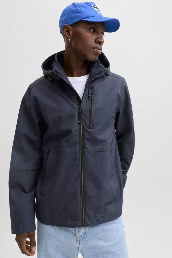 JACK & JONES ESSENTIALS tussenjas donkerblauw - Foto 3