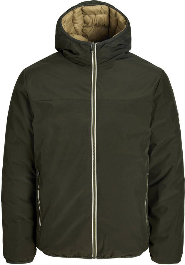 JACK & JONES ESSENTIALS tussenjas donkergroen