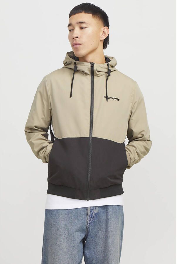 Jack & Jones Blouson JJERUSH met wintercomfort en capuchon