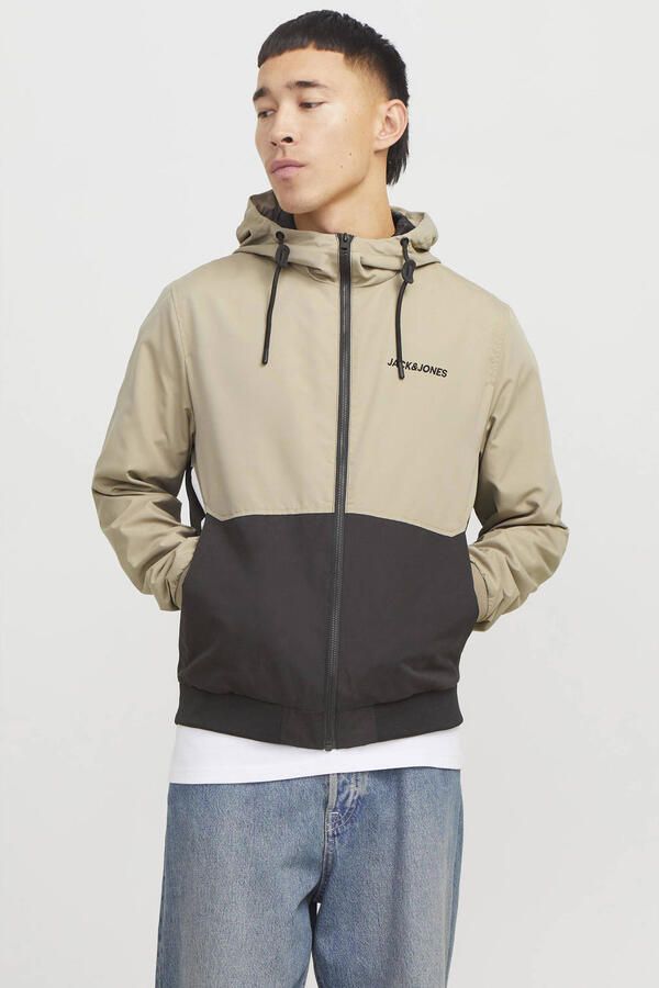 Jack & jones Jack met capuchon en ritssluiting model 'RUSH'
