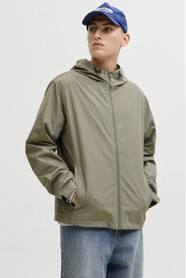 JACK & JONES ESSENTIALS tussenjas lichtkaki