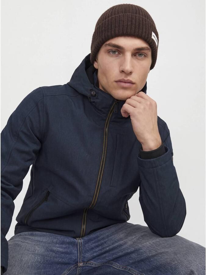 JACK & JONES ESSENTIALS winterjas donkerblauw - Foto 2
