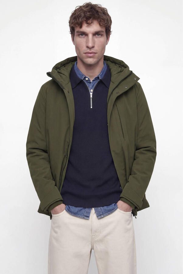 JACK & JONES ESSENTIALS winterjas grape leaf