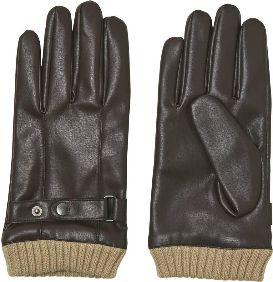 JACK & JONES handschoenen JACALASKA donkerbruin - Foto 2