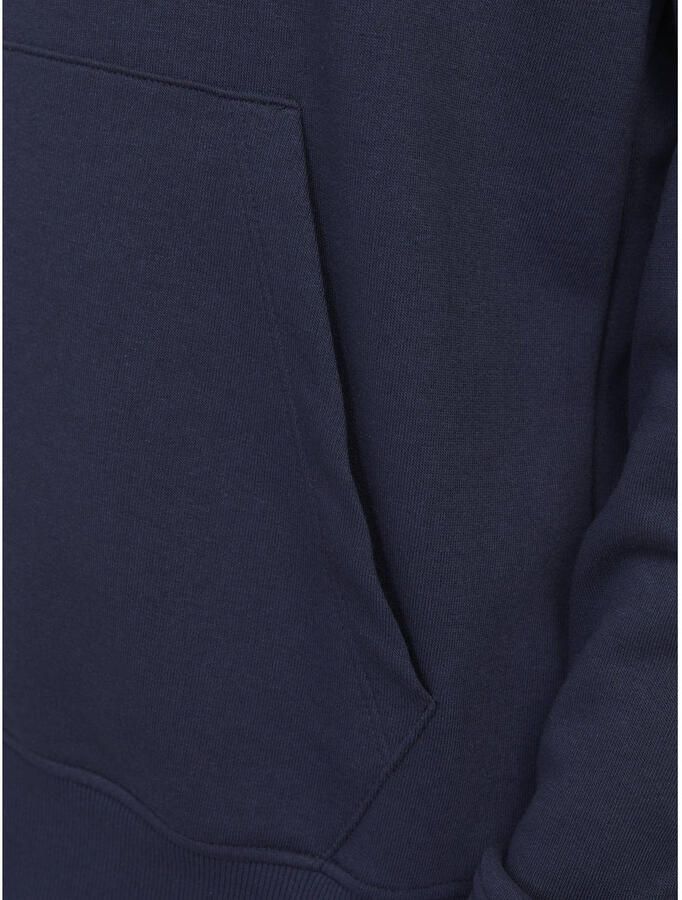 Jack & Jones Hoodie JJCOLTON – Sweater met print regular fit en materiaalmix bedrukt modieus regular fit aangeruwde sweatstof capuchon