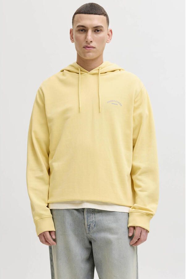 JACK & JONES hoodie geel