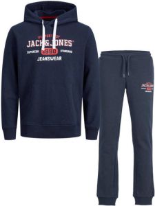 JACK & JONES Jack&Jones hoodie + joggingbroek JJESTAMP navy blazer