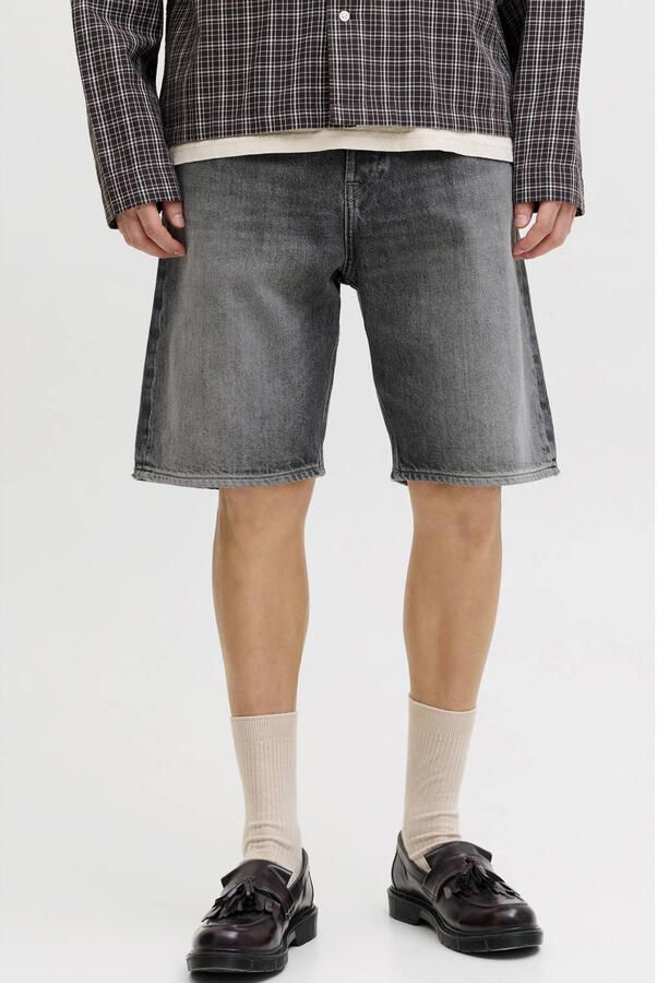 Jack & jones baggy fit korte jeans met steekzakken model 'ALEX'