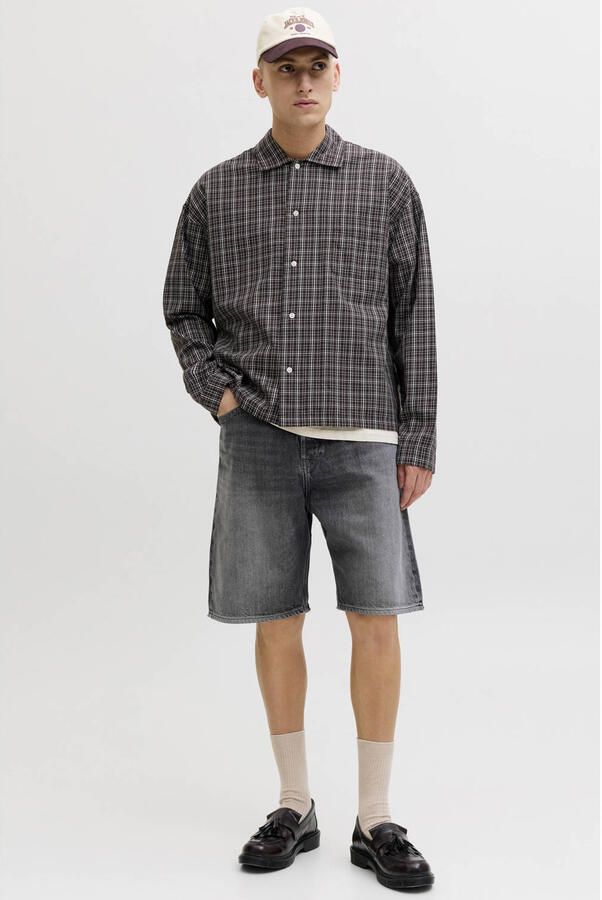 Jack & jones baggy fit korte jeans met steekzakken model 'ALEX' - Foto 3