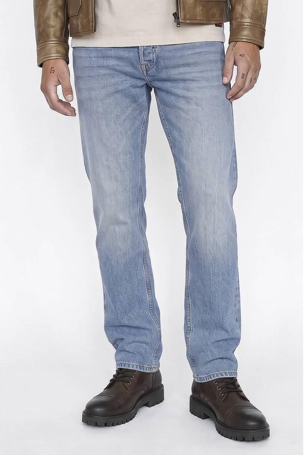 JACK & JONES JEANS INTELLIGENCE CHRIS ORIGINAL regular fit jeans blue denim