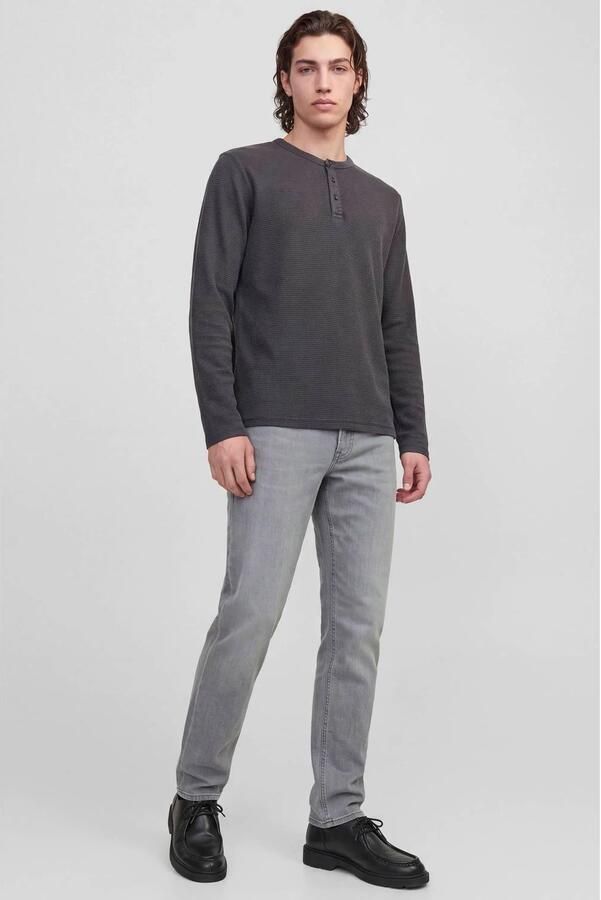 JACK & JONES JEANS INTELLIGENCE CLARK ORIGINAL regular fit jeans grey denim - Foto 3