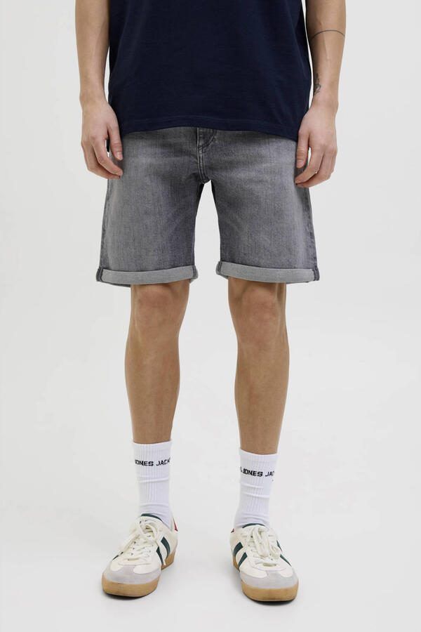 JACK & JONES JEANS INTELLIGENCE denim regular short JJIRICK JJIEVAN grey