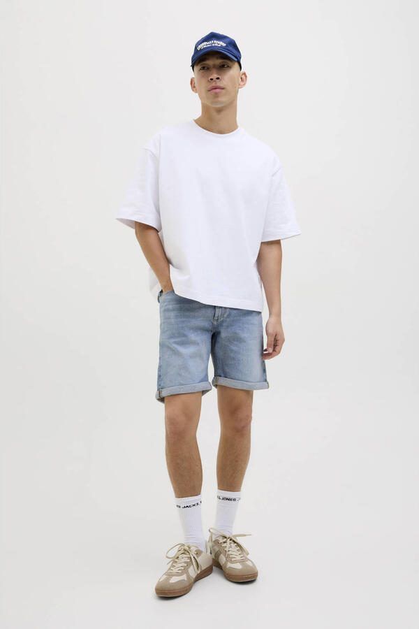 JACK & JONES JEANS INTELLIGENCE denim regular short JJIRICK JJIEVAN light blue - Foto 3