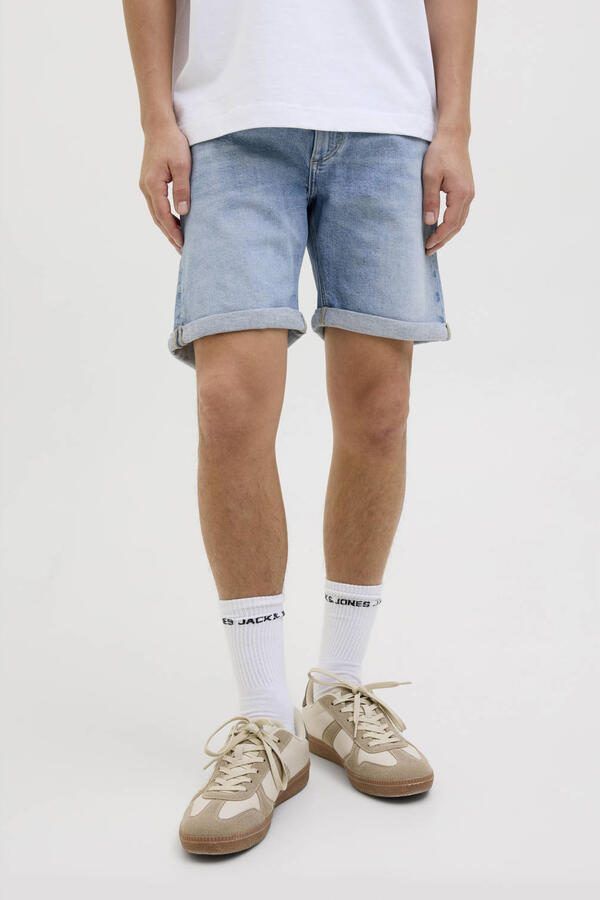 JACK & JONES JEANS INTELLIGENCE denim regular short JJIRICK JJIEVAN light blue
