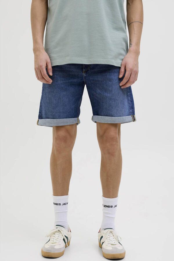 JACK & JONES JEANS INTELLIGENCE denim regular short JJIRICK JJIEVAN medium blue