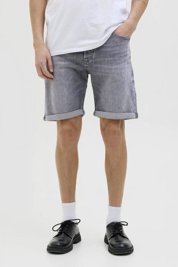 JACK & JONES JEANS INTELLIGENCE denim regular short JJIRICK JJIORIGINAL grey denim - Foto 3