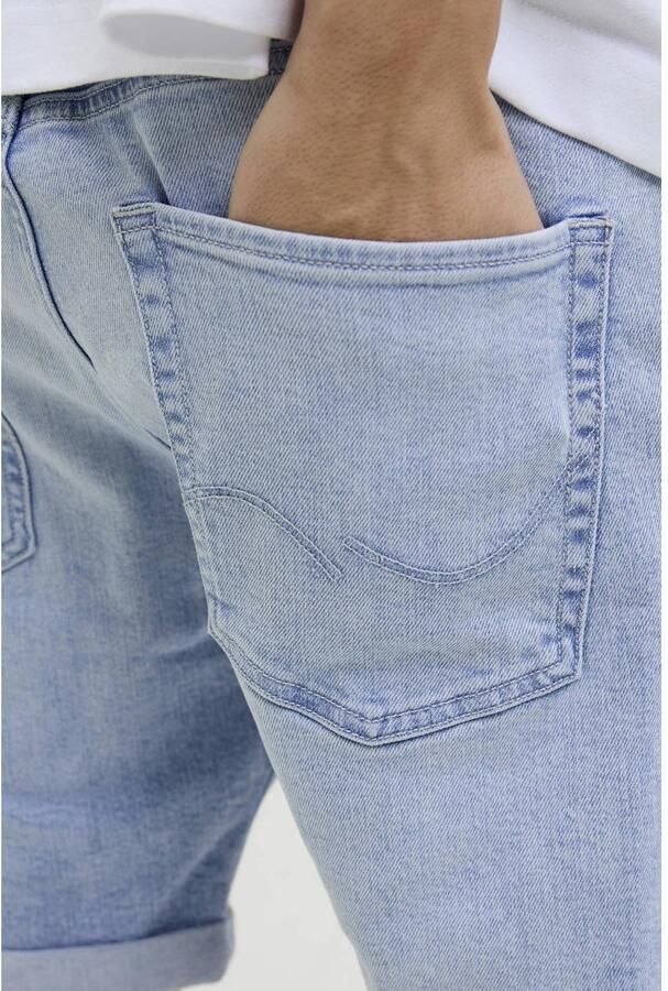 JACK & JONES JEANS INTELLIGENCE denim regular short JJIRICK JJIORIGINAL light blue denim