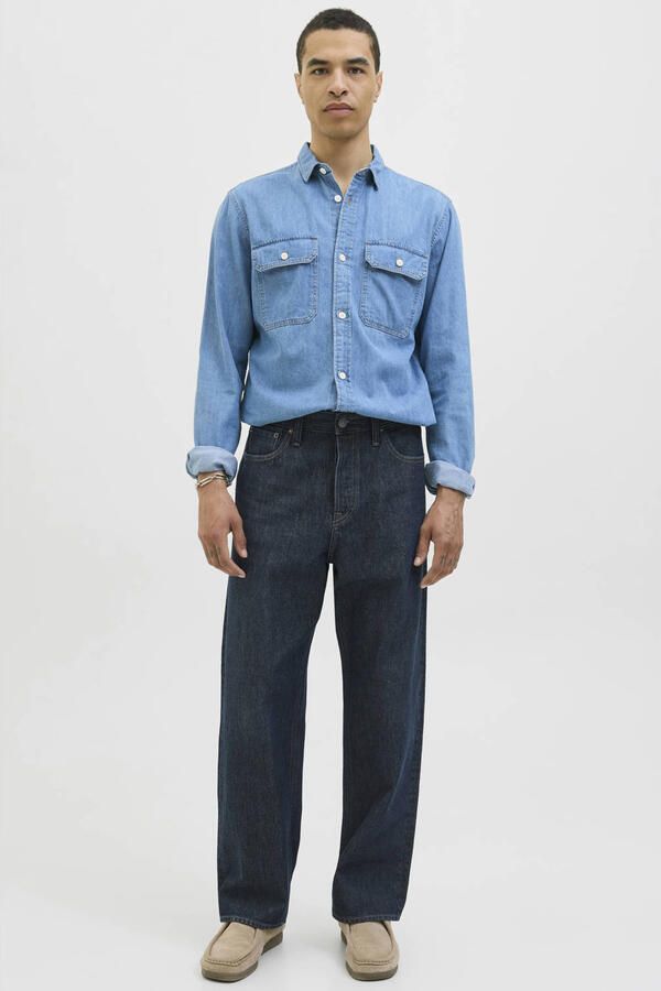 JACK & JONES JEANS INTELLIGENCE JJIALEX baggy jeans dark blue denim - Foto 2