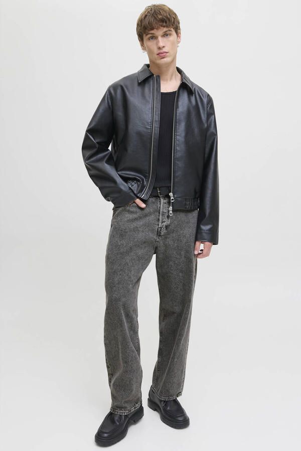 JACK & JONES JEANS INTELLIGENCE JJIALEX JJBASIC baggy jeans zwart - Foto 2