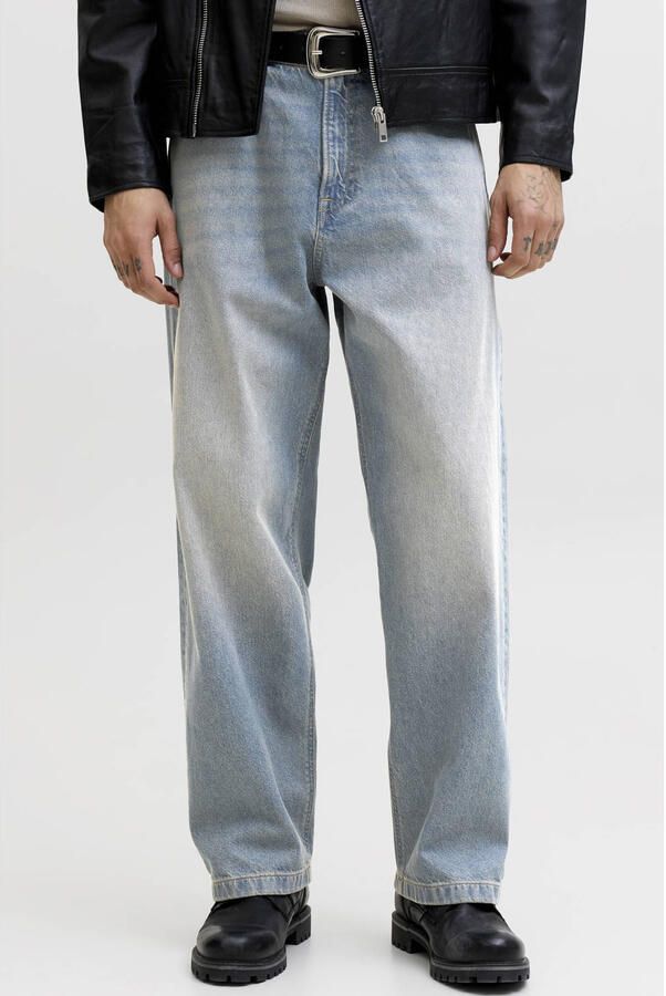 JACK & JONES JEANS INTELLIGENCE JJIALEX JJCREW baggy jeans blauw