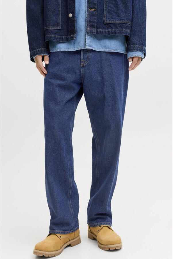 JACK & JONES JEANS INTELLIGENCE JJIALEX JJORGINAL baggy jeans blue denim