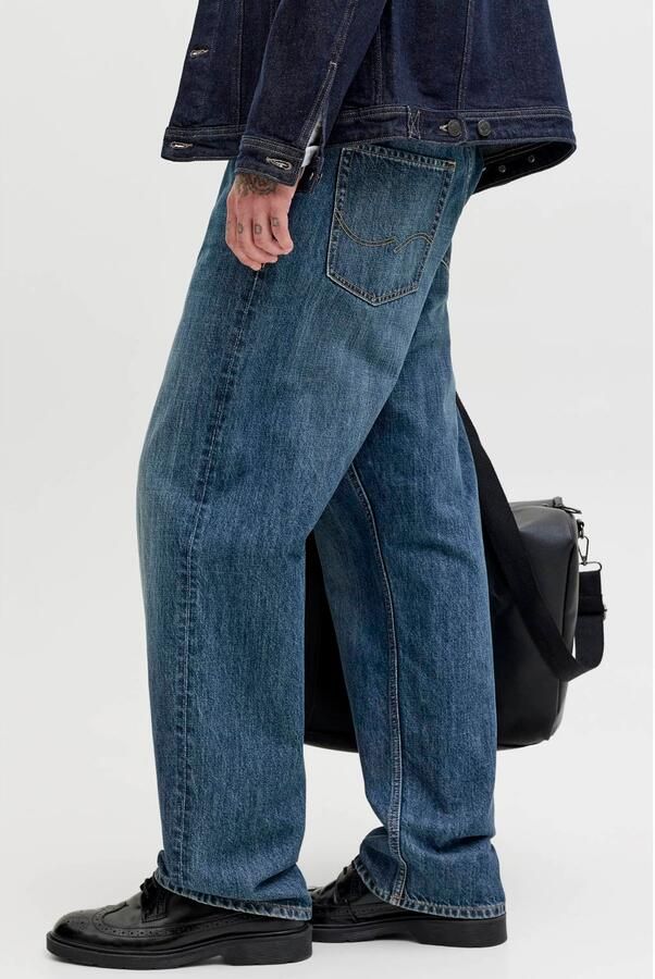 JACK & JONES JEANS INTELLIGENCE JJIALEX JJORIGINAL baggy jeans blauw