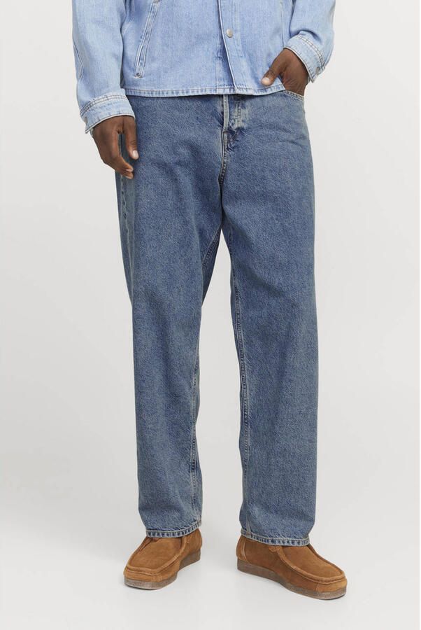 JACK & JONES JEANS INTELLIGENCE JJIALEX JJORIGINAL baggy jeans blue denim