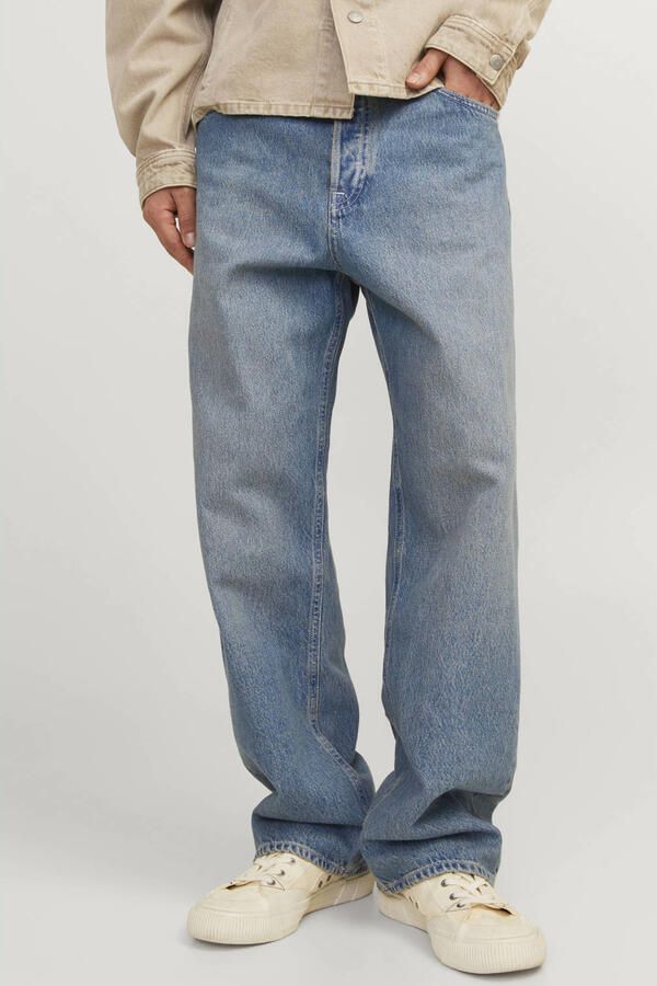 JACK & JONES JEANS INTELLIGENCE JJIALEX JJORIGINAL baggy jeans blue denim