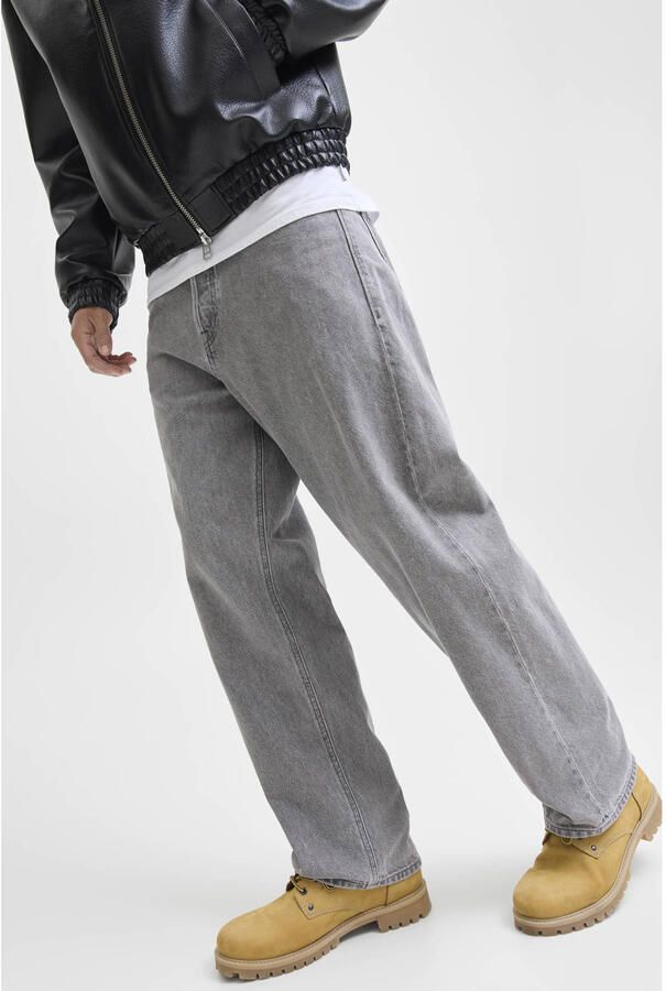 JACK & JONES JEANS INTELLIGENCE JJIALEX JJORIGINAL baggy jeans grey denim