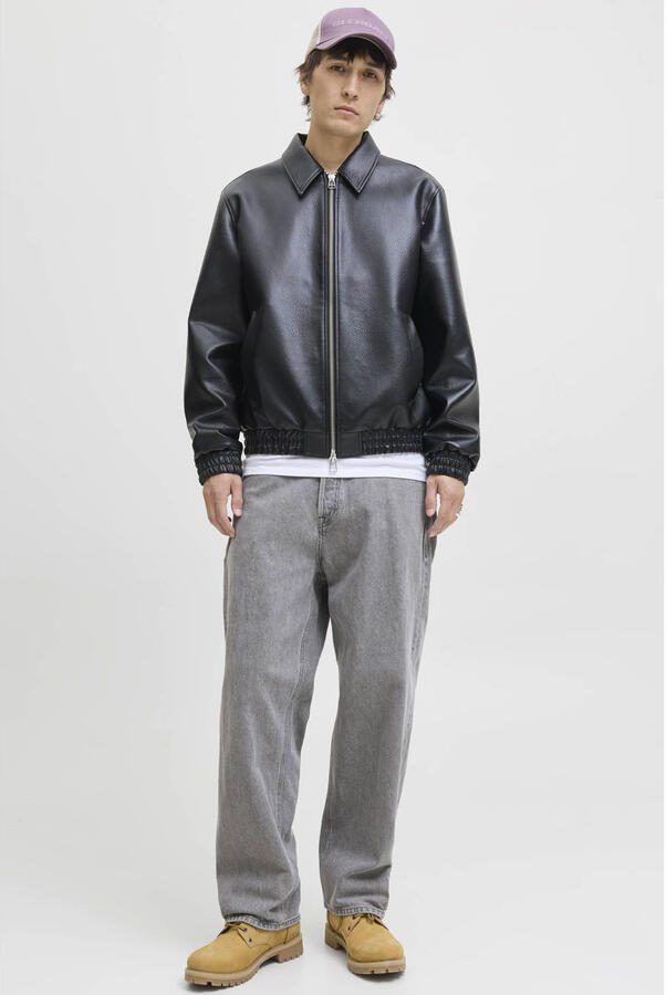 JACK & JONES JEANS INTELLIGENCE JJIALEX JJORIGINAL baggy jeans grey denim - Foto 3