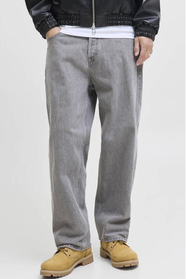 JACK & JONES JEANS INTELLIGENCE JJIALEX JJORIGINAL baggy jeans grey denim
