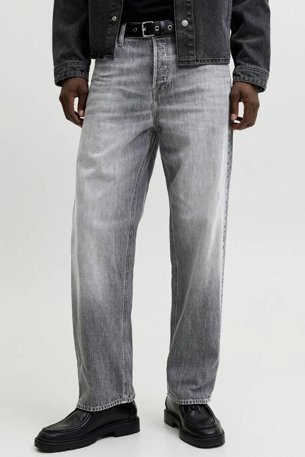 JACK & JONES JEANS INTELLIGENCE JJIALEX JJORIGINAL baggy jeans black denim