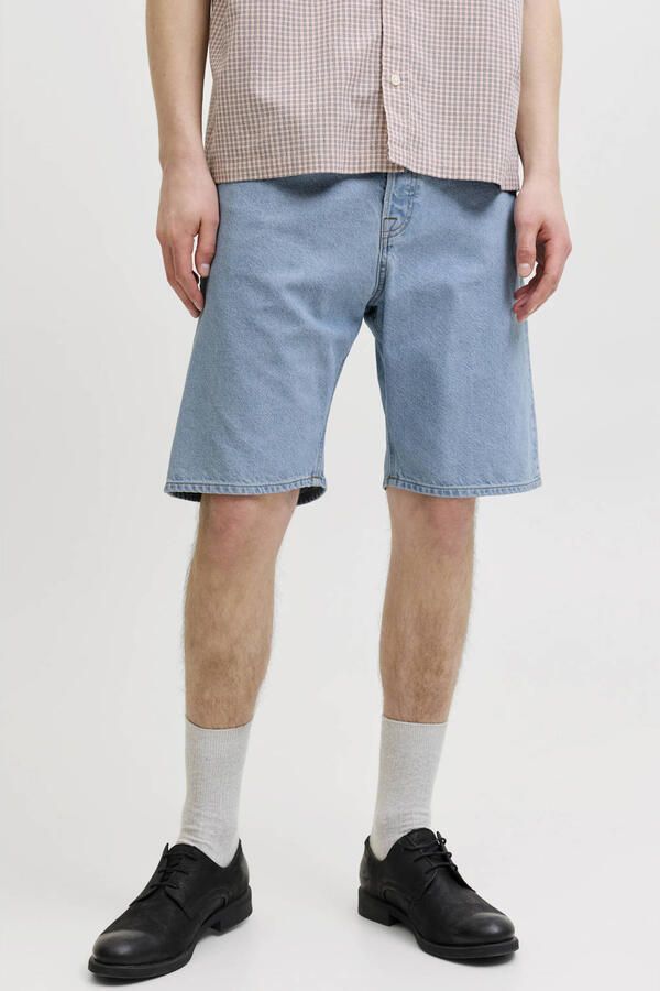 JACK & JONES JEANS INTELLIGENCE JJIALEX JJORIGINAL baggy short light blue denim