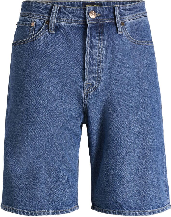 JACK & JONES JEANS INTELLIGENCE JJIALEX JJORIGINAL baggy short medium blue denim