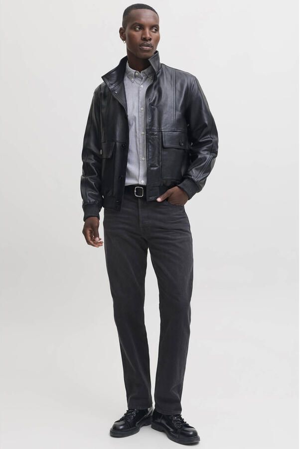 JACK & JONES JEANS INTELLIGENCE JJICHRIS JJORIGINAL regular fit jeans zwart - Foto 2