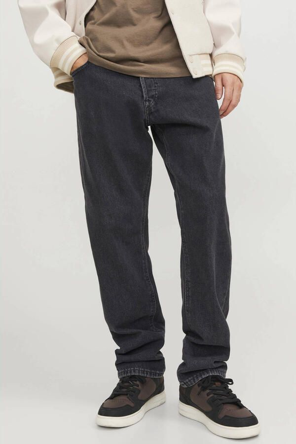 JACK & JONES JEANS INTELLIGENCE JJICHRIS JJORIGINAL relaxed fit jeans black denim