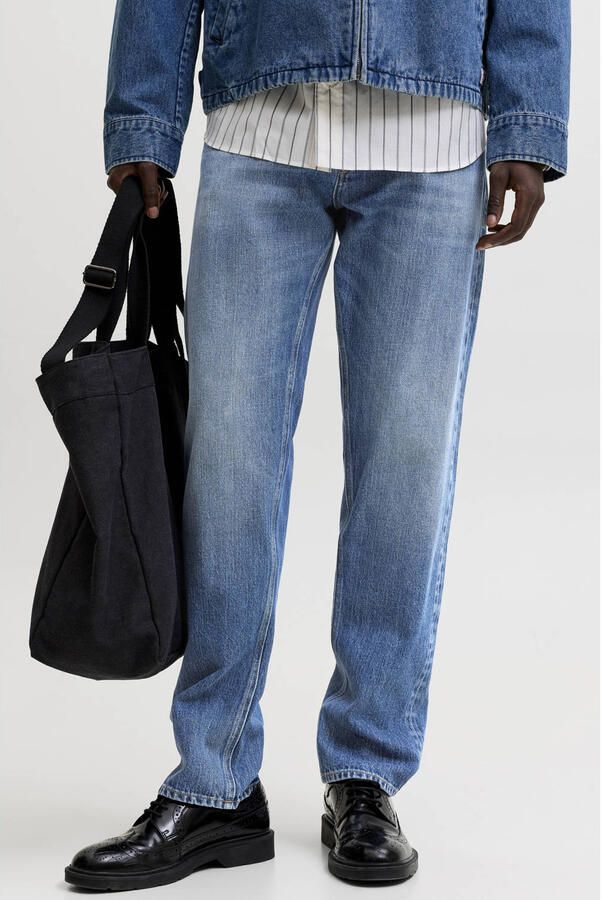 JACK & JONES JEANS INTELLIGENCE JJICHRIS JJORIGINAL relaxed fit jeans blauw