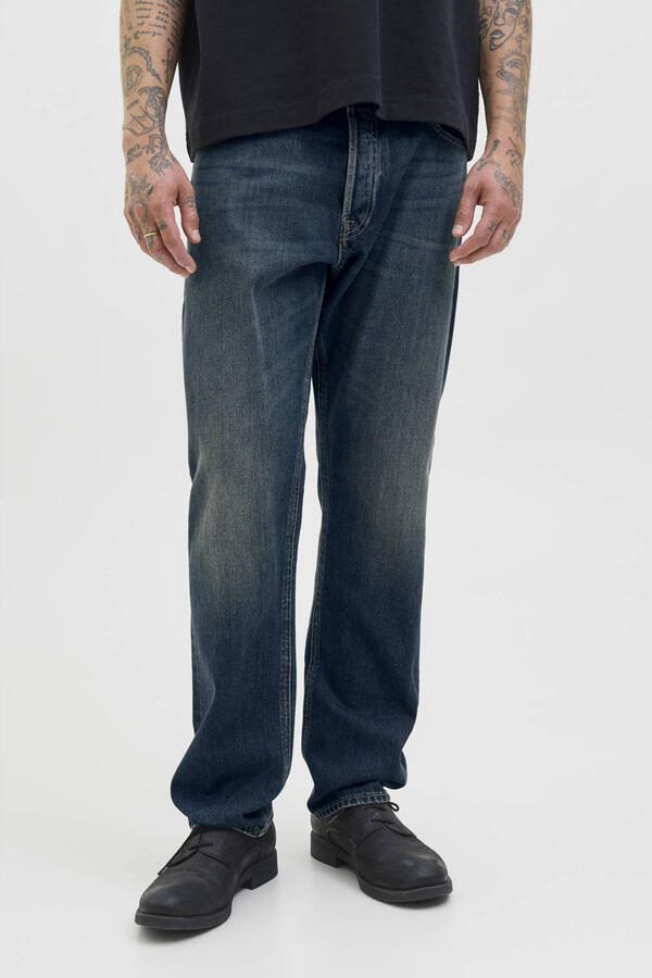 JACK & JONES JEANS INTELLIGENCE JJICHRIS JJORIGINAL relaxed fit jeans blue denim