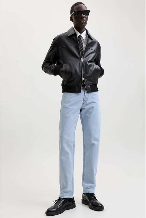 JACK & JONES JEANS INTELLIGENCE JJICHRIS JJORIGINAL relaxed fit jeans light blue denim - Foto 2
